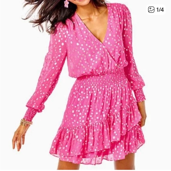 Lilly Pulitzer Dresses & Skirts - Lilly Pulitzer Cristianna long sleeve mini dress